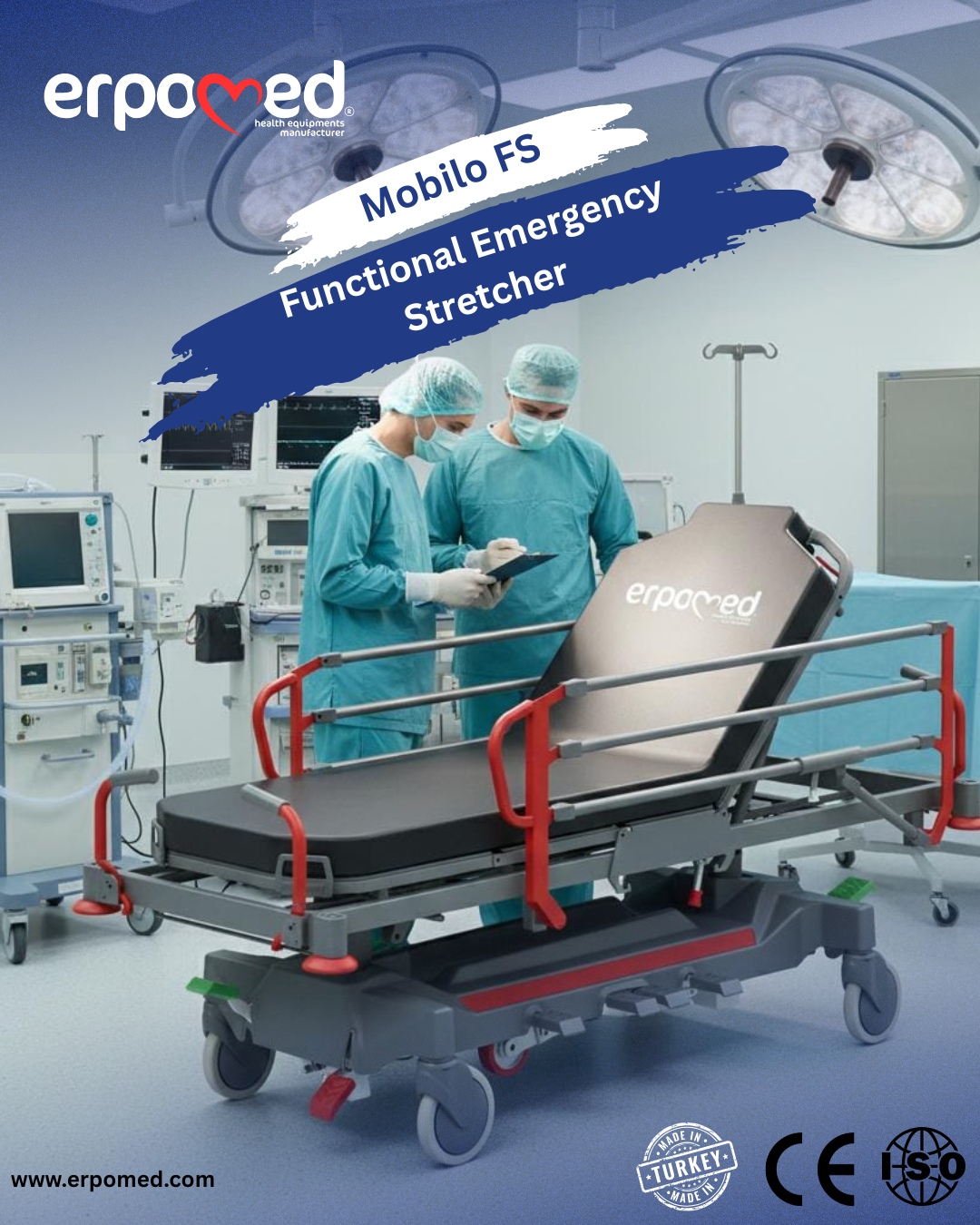 Mobilo FS Emergency Patient Transfer Stretcher - Speed, Safety and Efficiency